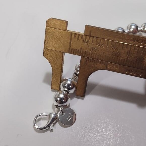 S925 Silver Necklace Bracelet Earrings Jewelry Set Christmas Birthday Gift New!! - Picture 7 of 7